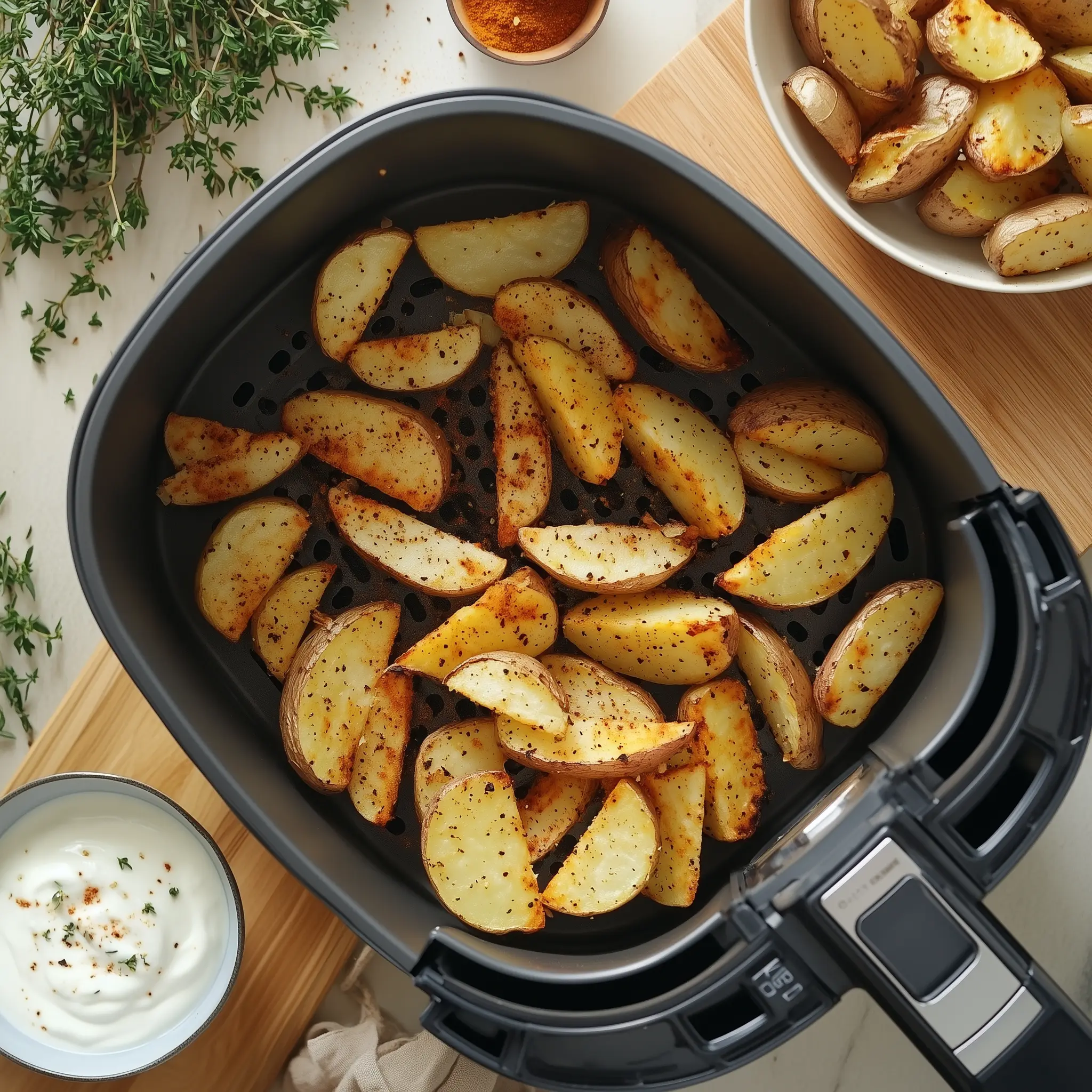 Aardappelpartjes in airfryer